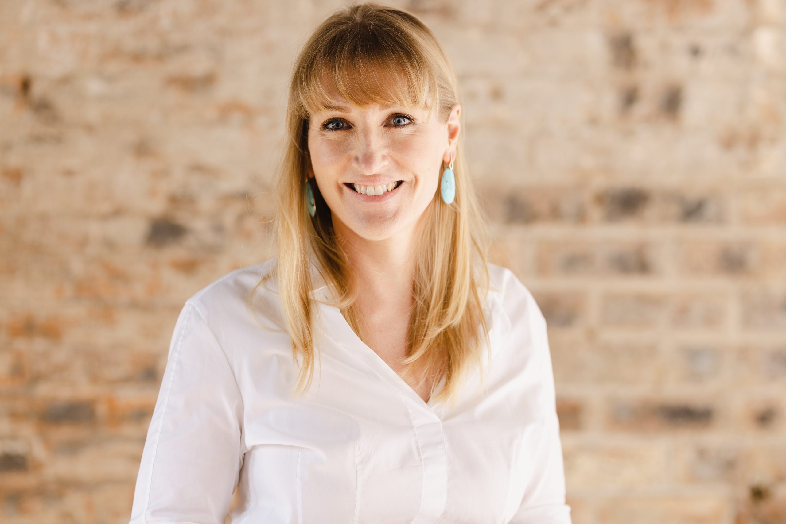 Amelia Whitelaw smiling at camera