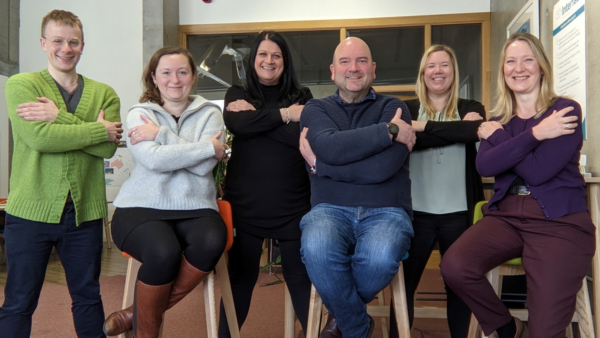 Members of the Interface team on International Women's Day.